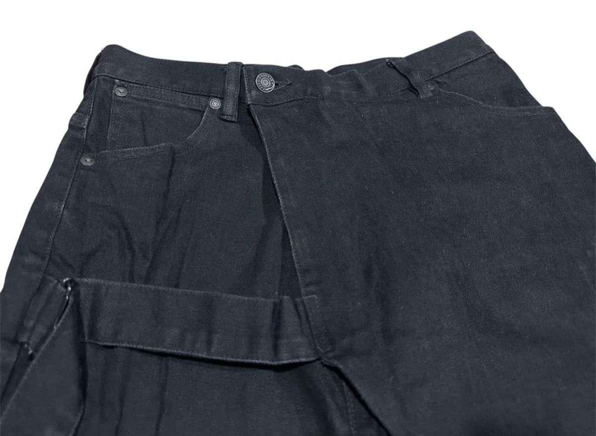 Japanese Brand × Lad Musician 🔥Y2K Archived Lad Musician Wrap Bondage Denim Black Size US 28 / EU 44 - 6 Thumbnail