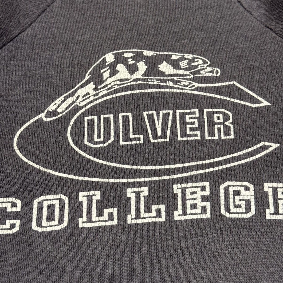 Vintage Vintage 80s Hanes Culver College Sweatshirt | Charcoal Grey Size US XL / EU 56 / 4 - 5 Thumbnail