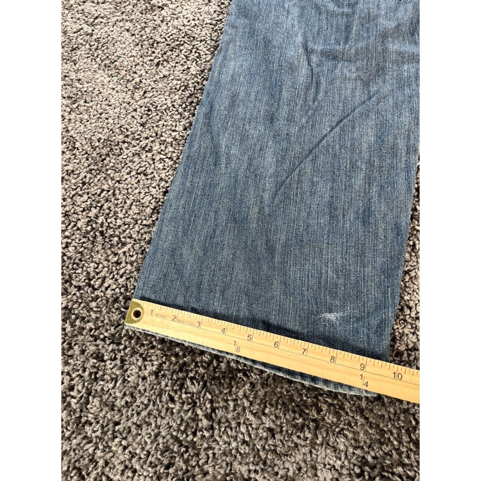 Nautica VINTAGE Nautica Jeans Mens 34x31 Baggy Denim Medium Wash Pants Y2K Straight Relaxed 5-Pocket Mens Blue Size US 34 / EU 50 - 3 Thumbnail
