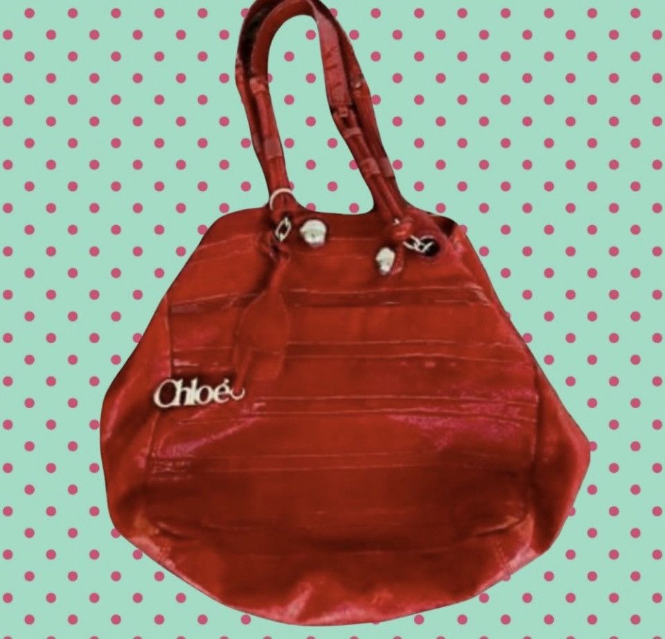 Chloe Chloe Large Red Bag Size ONE SIZE - 1 Thumbnail