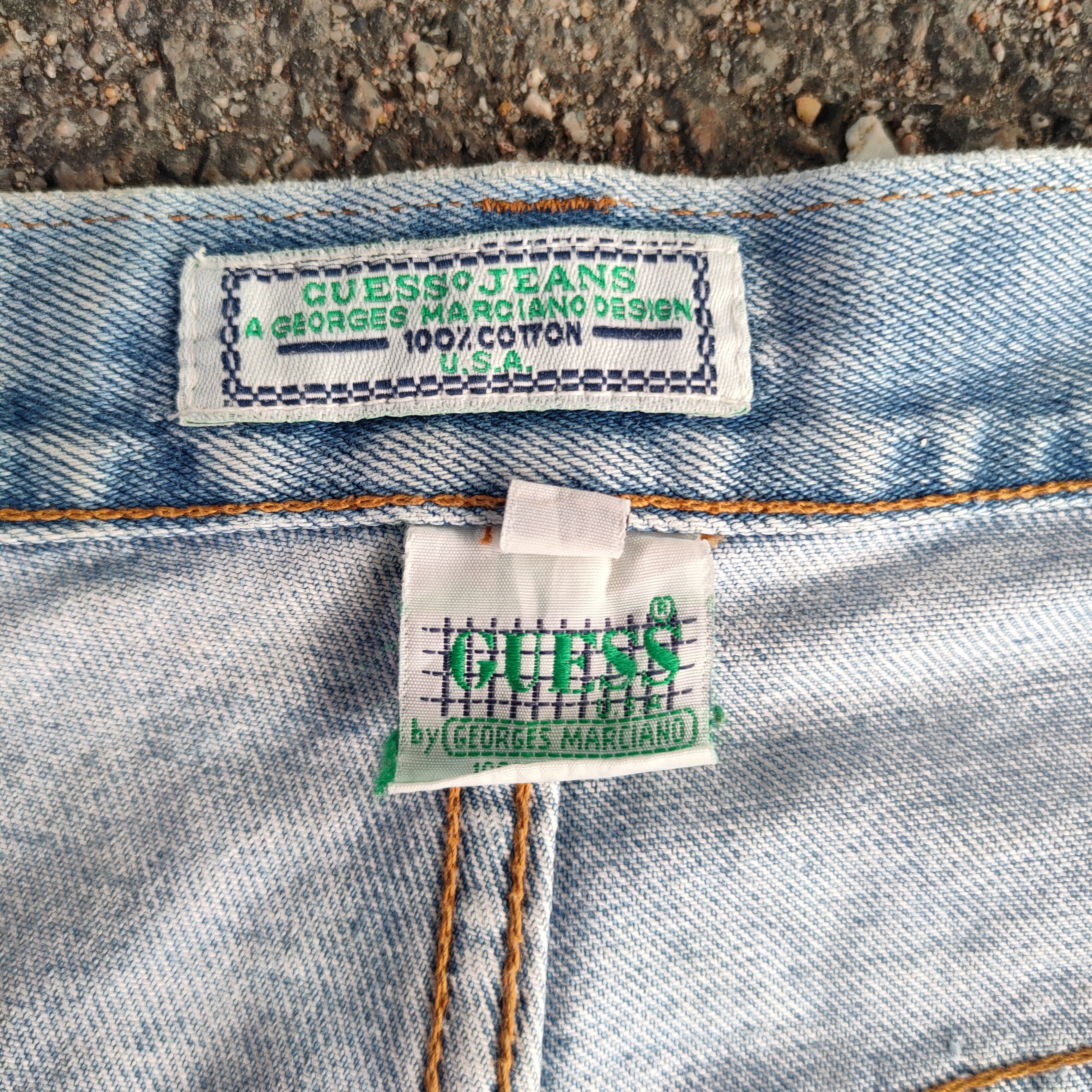 Guess VINTAGE GUESS USA FADED BLUE JEANS DENIM PANTS Size US 36 / EU 52 - 9 Thumbnail