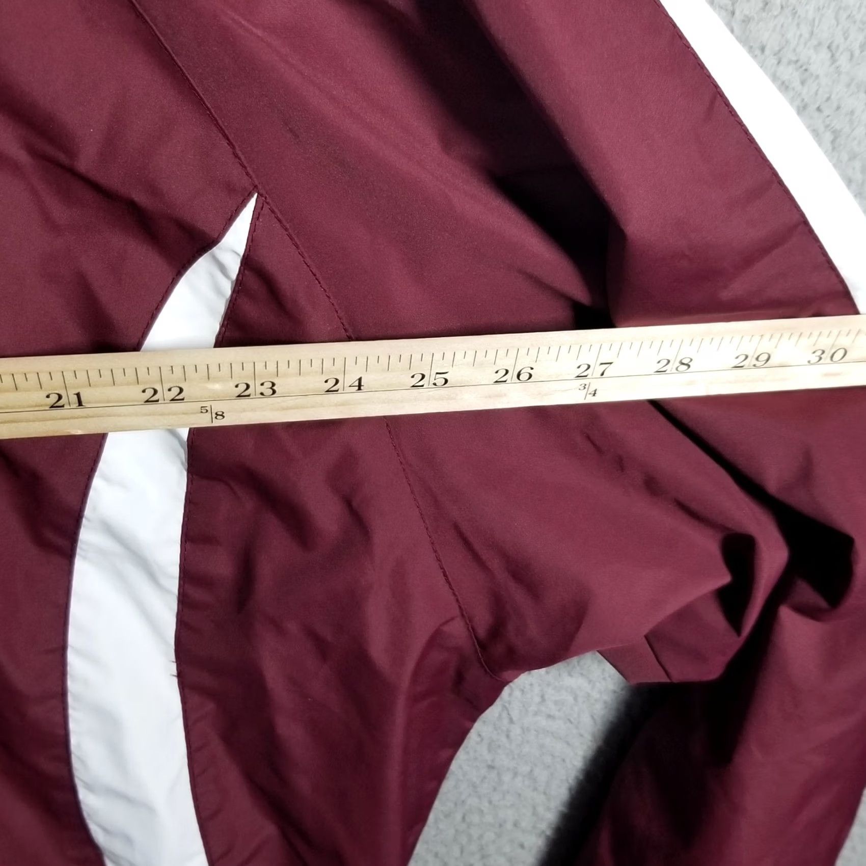 Vintage Detroit Tigers Jacket Sport-Tek Men's 3XL Hooded Full Zip Raglan Windshirt Maroon MLB Coat Jacket Size US XXL / EU 58 / 5 - 7 Thumbnail