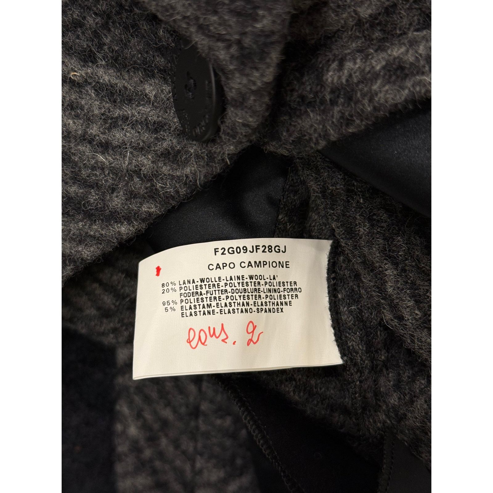 Giorgio Armani 2000s Emporio Armani wool sample textured geometric jacket Size US XS / EU 42 / 0 - 8 Thumbnail