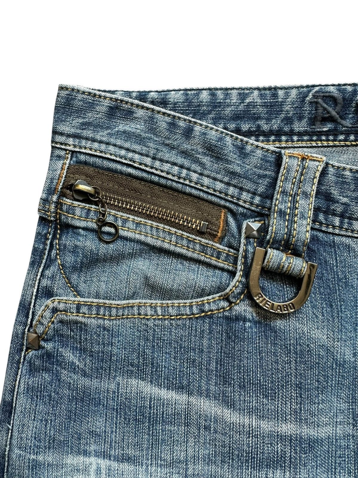 If Six Was Nine × Nicole Club × Tornado Mart 00's '' REILABO '' by Nicole NCFM Detroit denim jeans Size US 31 - 8 Thumbnail
