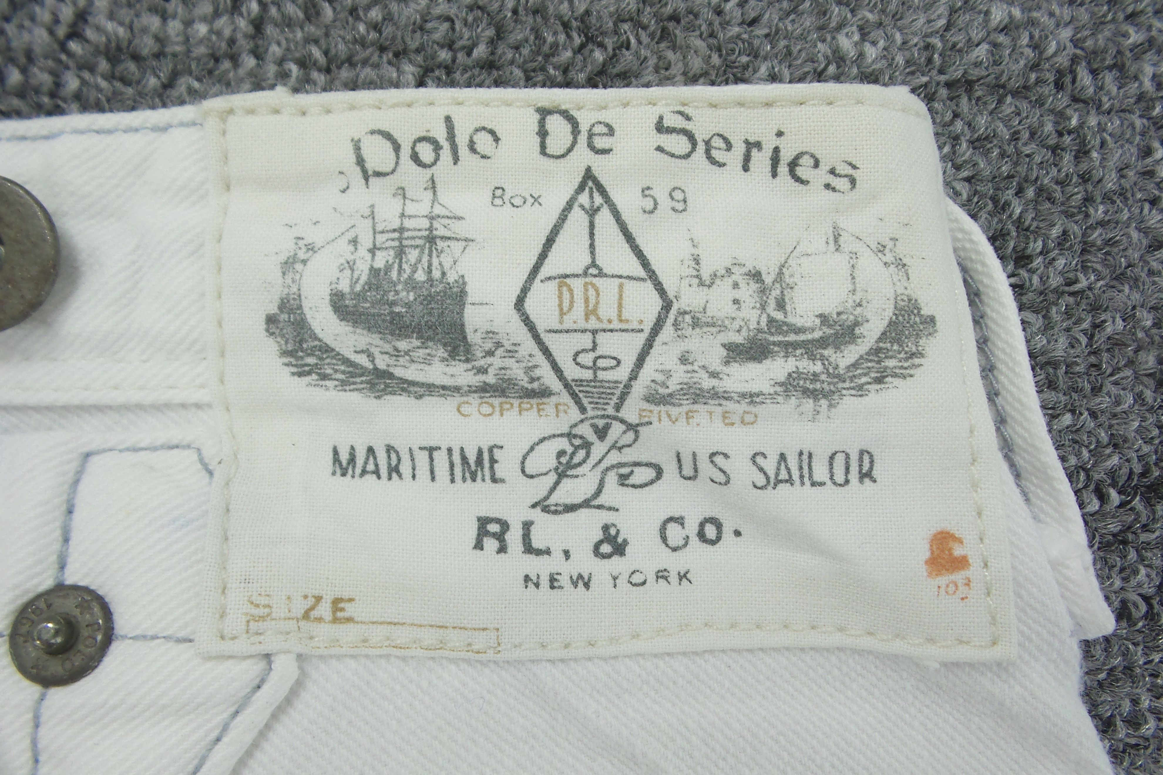 Polo Ralph Lauren × Ralph Lauren Ralph Lauren 'Maritime US Sailor' Buckle Back Jeans W29xL40 Size US 30 / EU 46 - 13 Thumbnail
