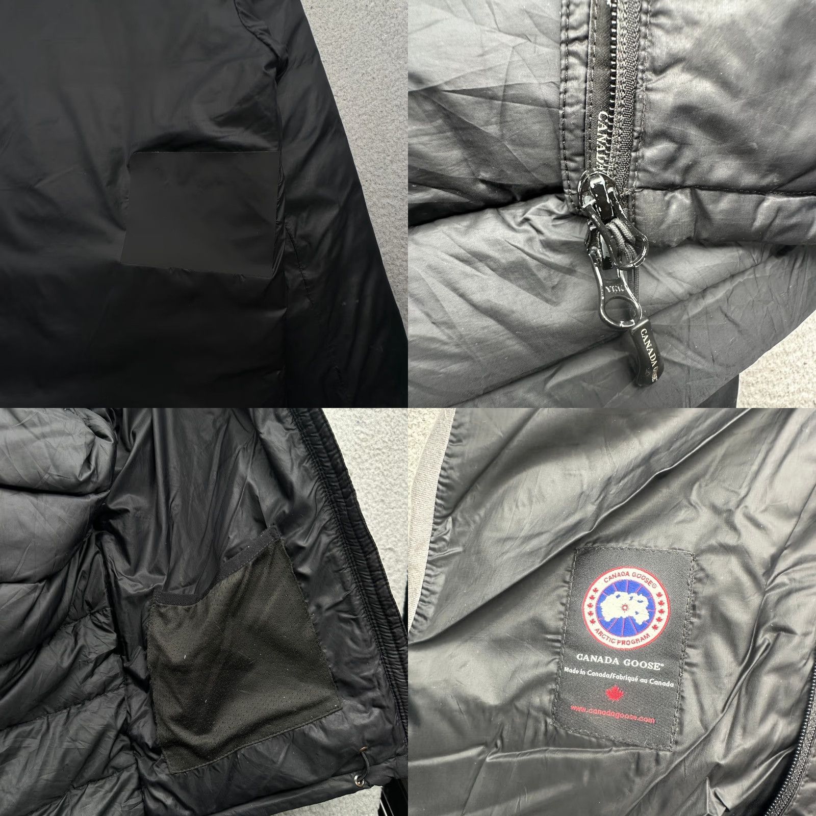 Canada Goose Canada Goose Lodge Jacket 5056M Black Mens Small TEAR PATCHED Puffer Full Zip Size US S / EU 44-46 / 1 - 11 Thumbnail