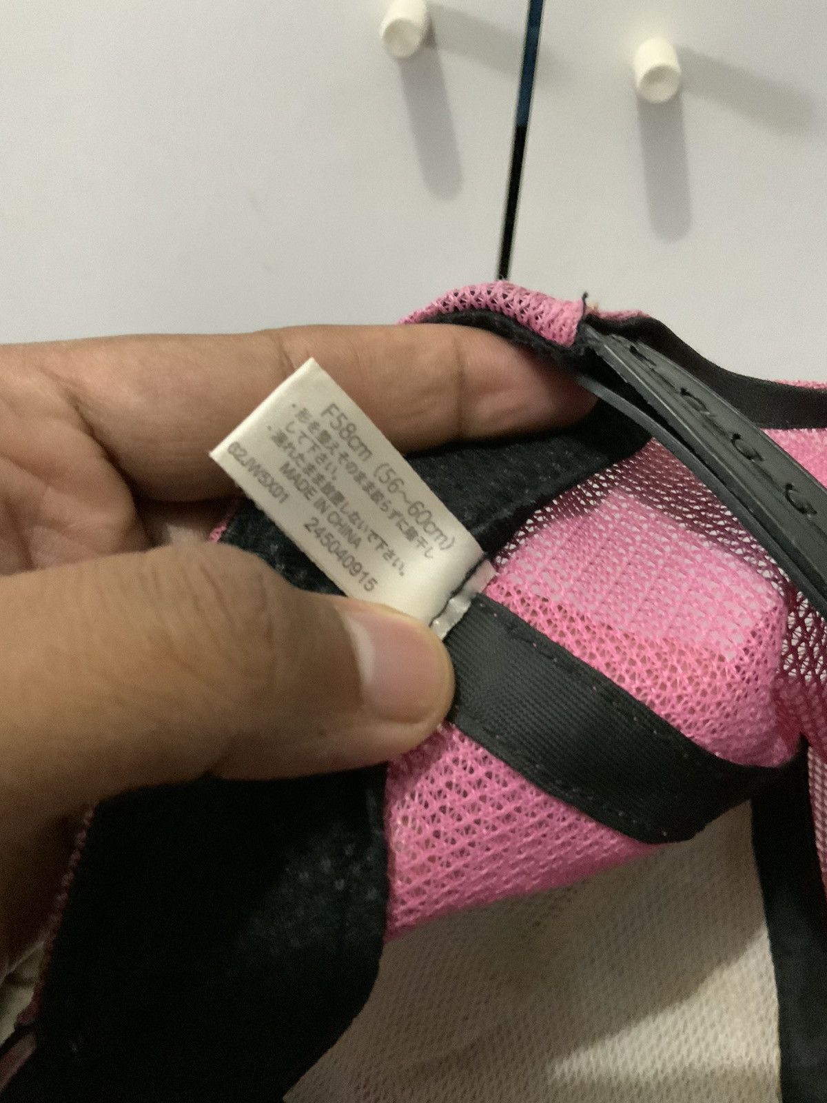 Japanese Brand Mizuno Japan Pink Trucker Hat Size ONE SIZE - 12 Thumbnail