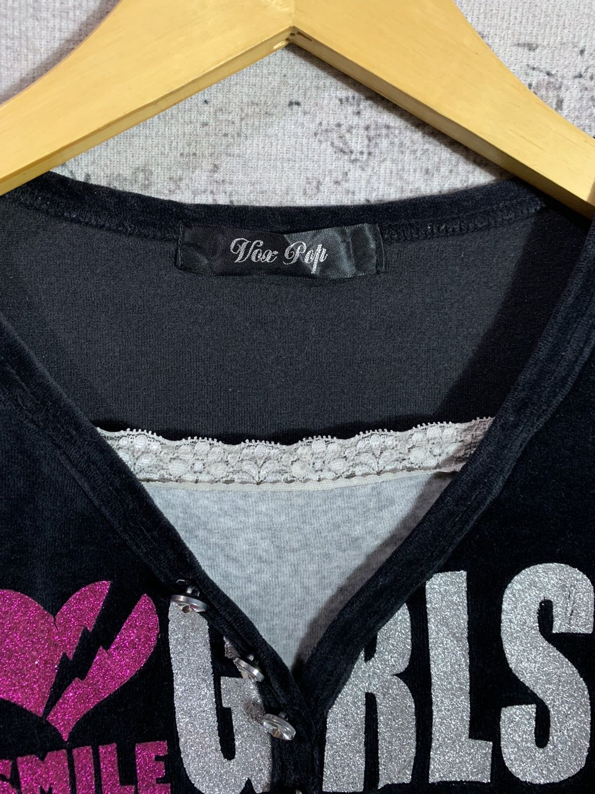 Beauty Beast × Hysteric Glamour × Japanese Brand Japanese Undefined Velvet Poem Long Sleeve Size US S / EU 44-46 / 1 - 5 Thumbnail