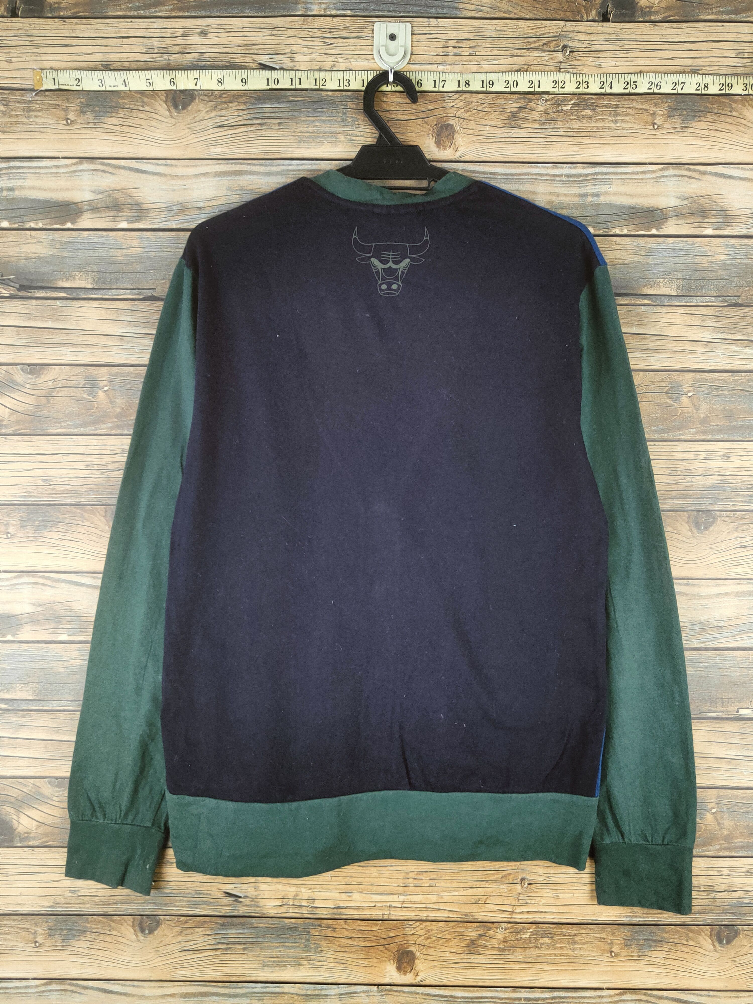 NBA DL NBA chicago bull Blue Green Cardigan #46-108 Size US M / EU 48-50 / 2 - 9 Thumbnail