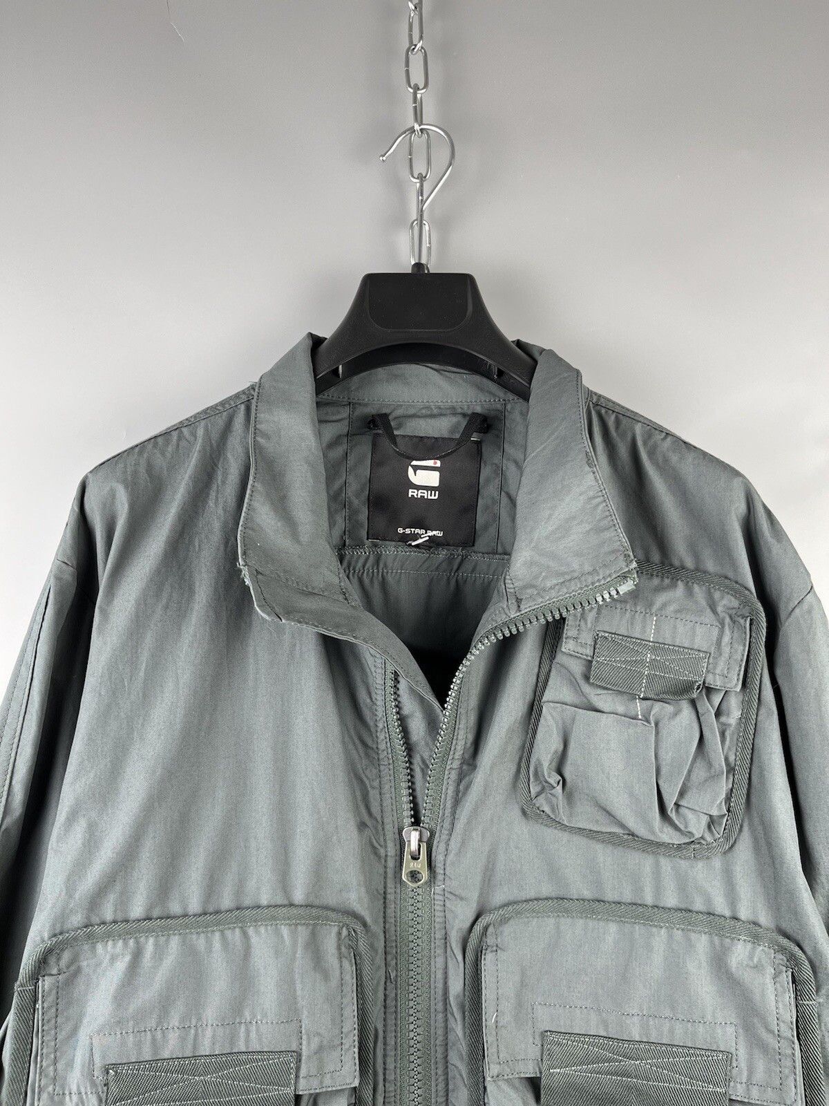 G-Star G Star Raw Mens Multipocket Military Bound Bomber Jacket Size US XL / EU 56 / 4 - 4 Thumbnail