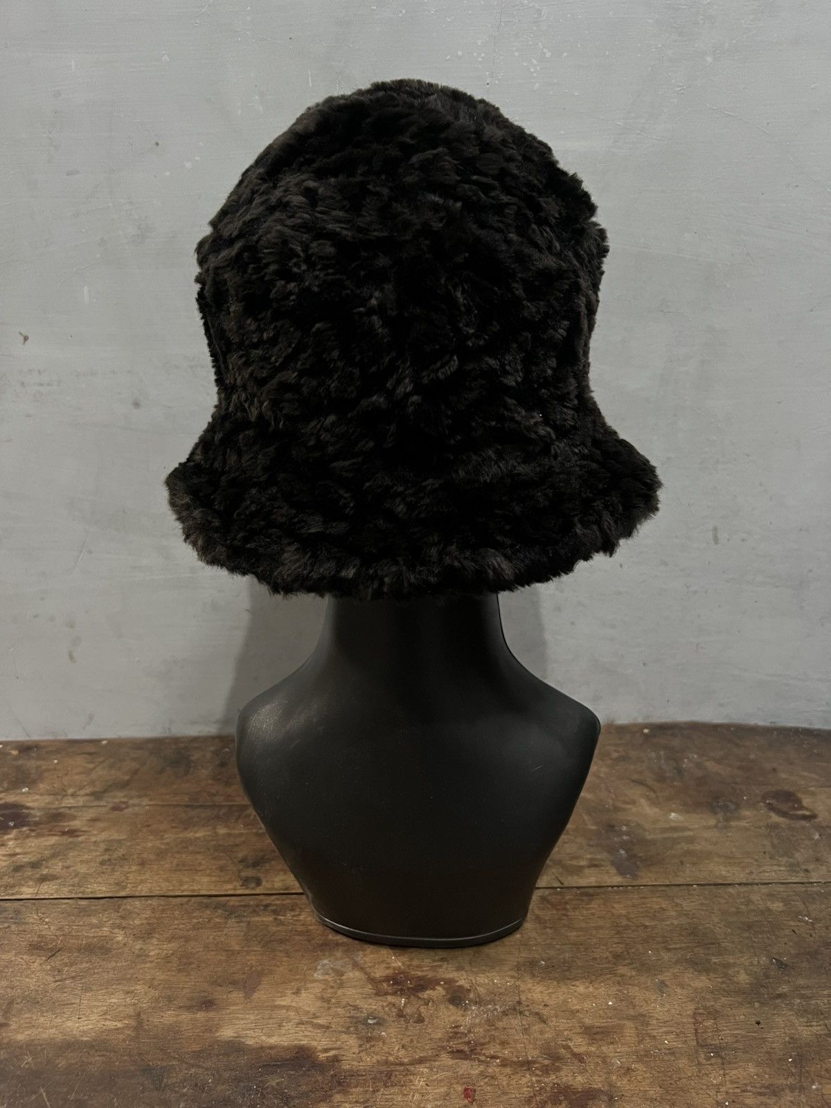 Japanese Brand Fur Bucket Hat Leopard Pattern Size ONE SIZE - 5 Thumbnail
