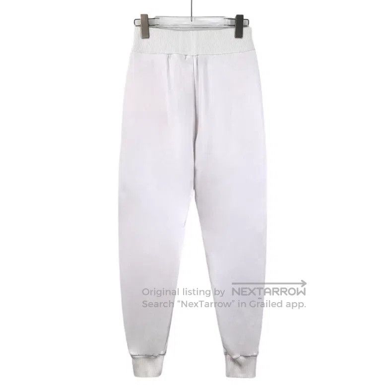 Fendi Fendi White logo letter cuffed casual sports pants Size 26" / US 2 / IT 38 - 2 Thumbnail