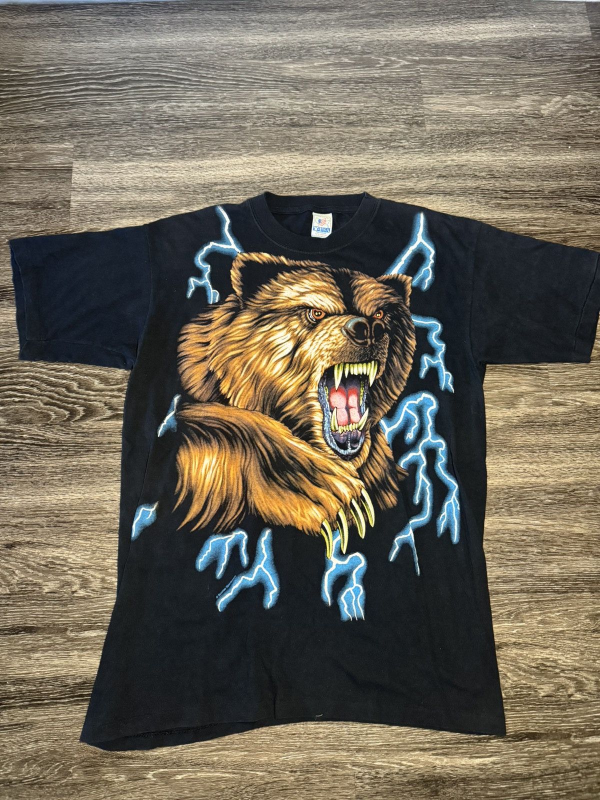 Vintage American Thunder Vintage T-Shirt Size US L / EU 52-54 / 3 - 1 Thumbnail
