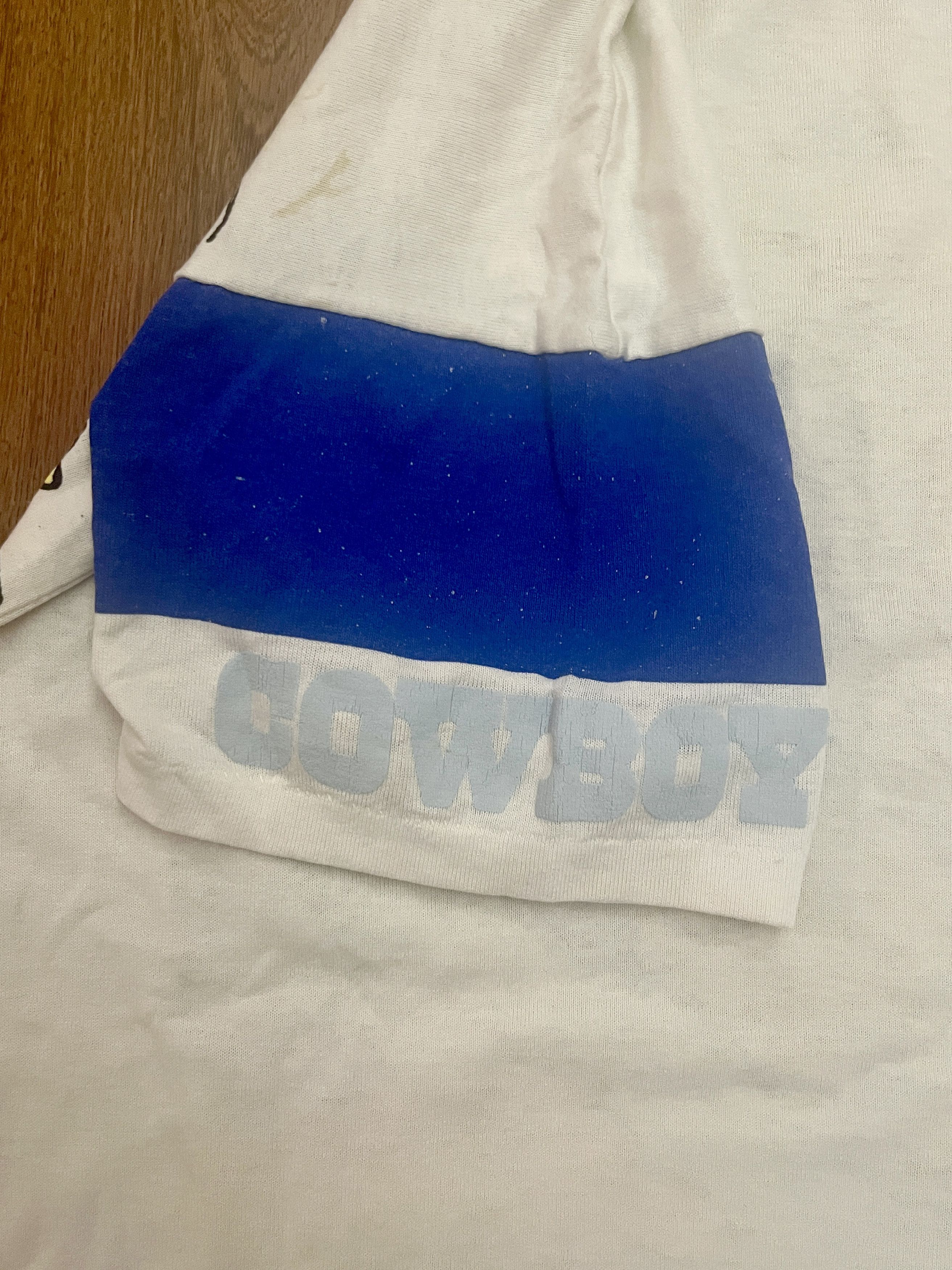 Vintage 1988 Caribe Jack Davis Dallas Cowboys Big Graphic XS Size US XS / EU 42 / 0 - 5 Thumbnail