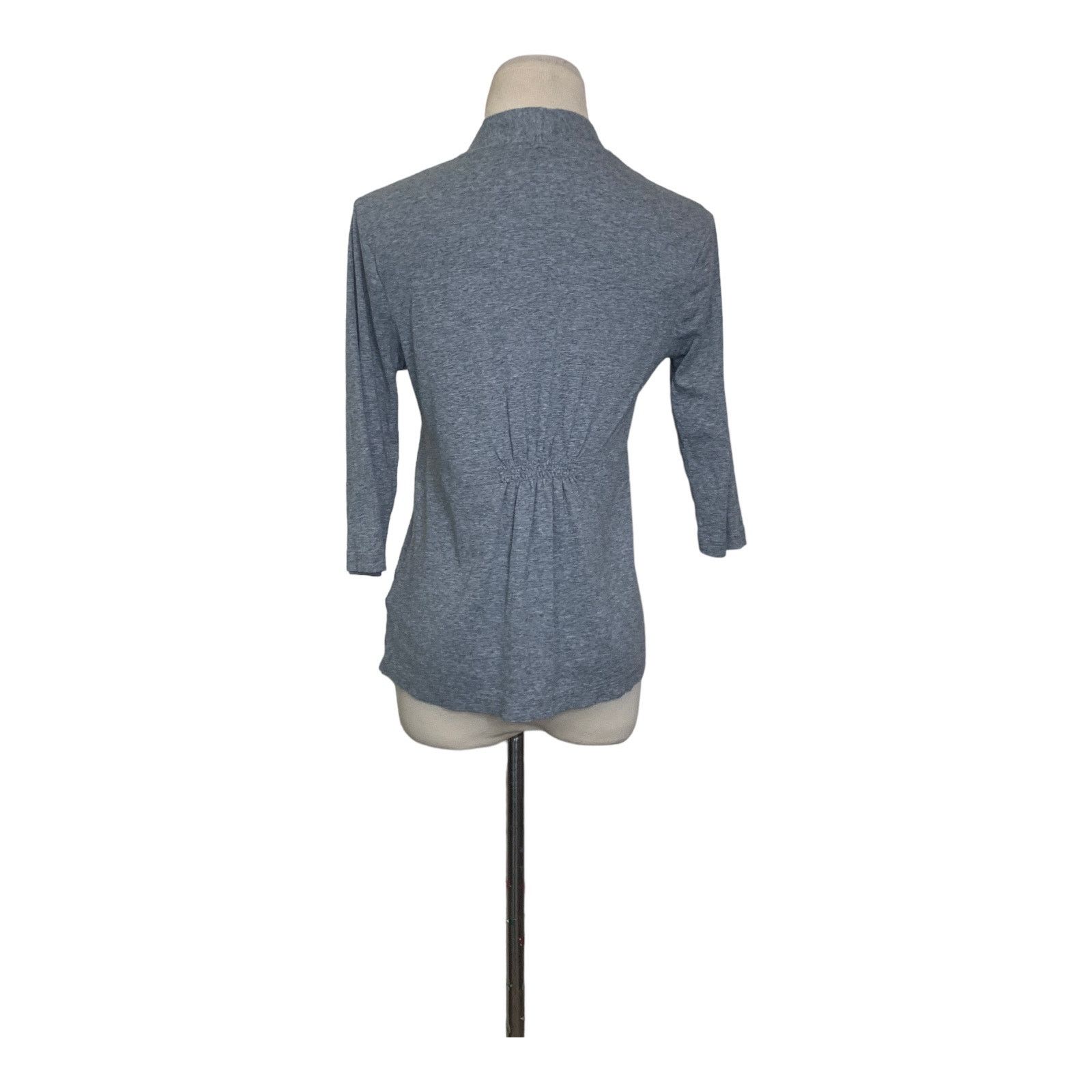 Sonoma Sonoma gray 3/4 sleeves open front cardigan size PS Size S / US 4 / IT 40 - 5 Thumbnail
