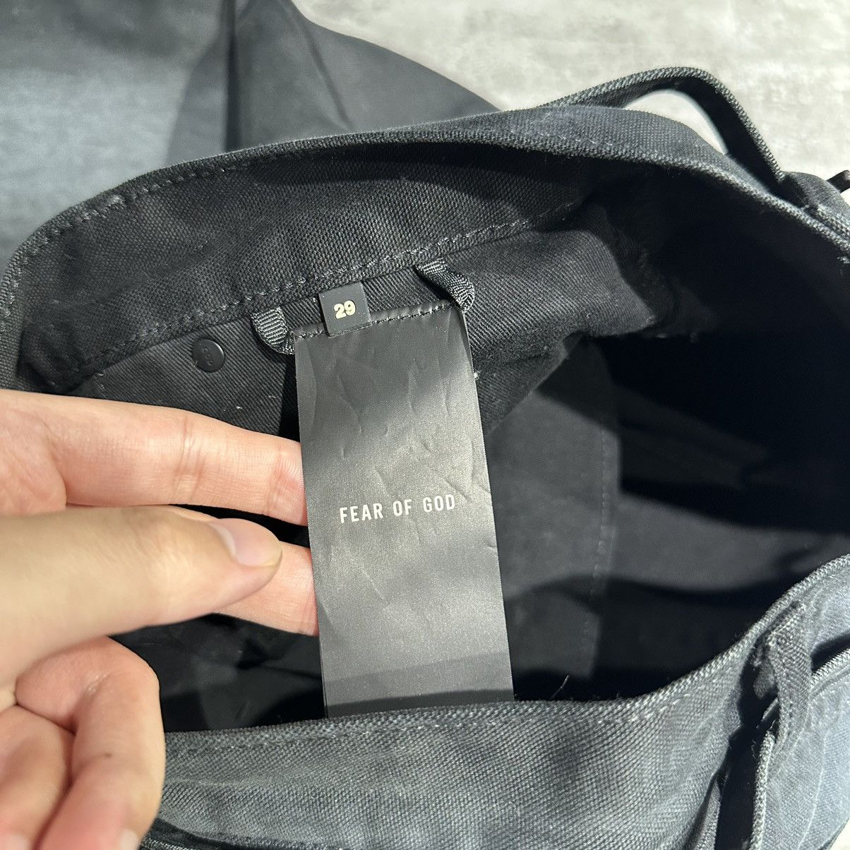 Fear of God Fear of God 6th Slim-Fit Canvas Jeans - Black Size US 29 - 6 Thumbnail