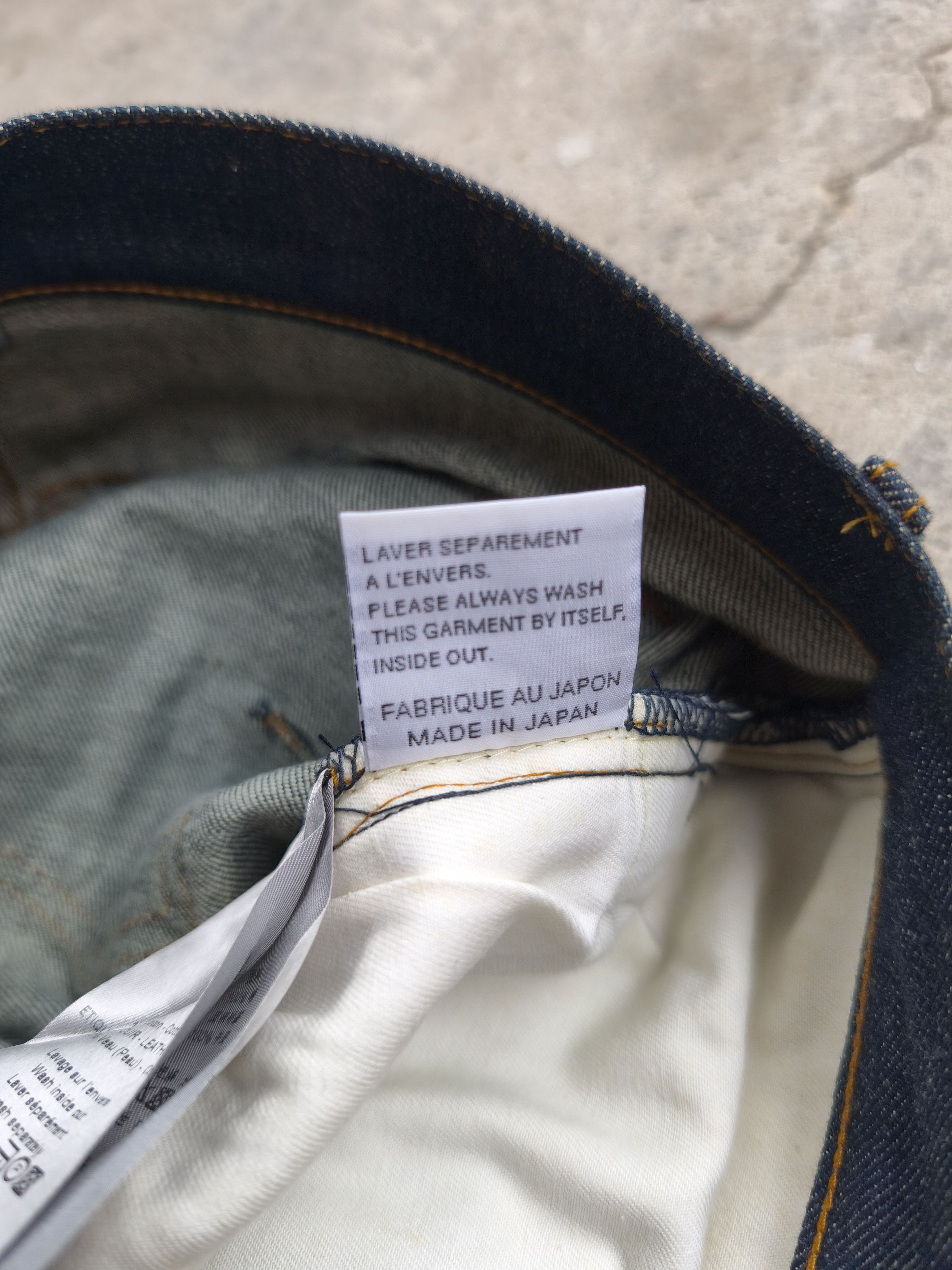 Dior Dior Homme indigo raw denim Size US 30 / EU 46 - 11 Thumbnail