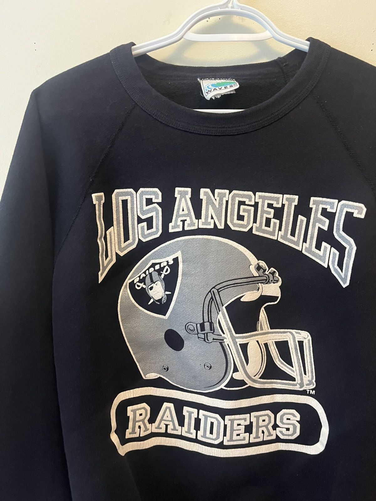 Vintage Vintage 80s Los Angeles Raiders NFL Crewneck Sweatshirt Size US M / EU 48-50 / 2 - 2 Thumbnail