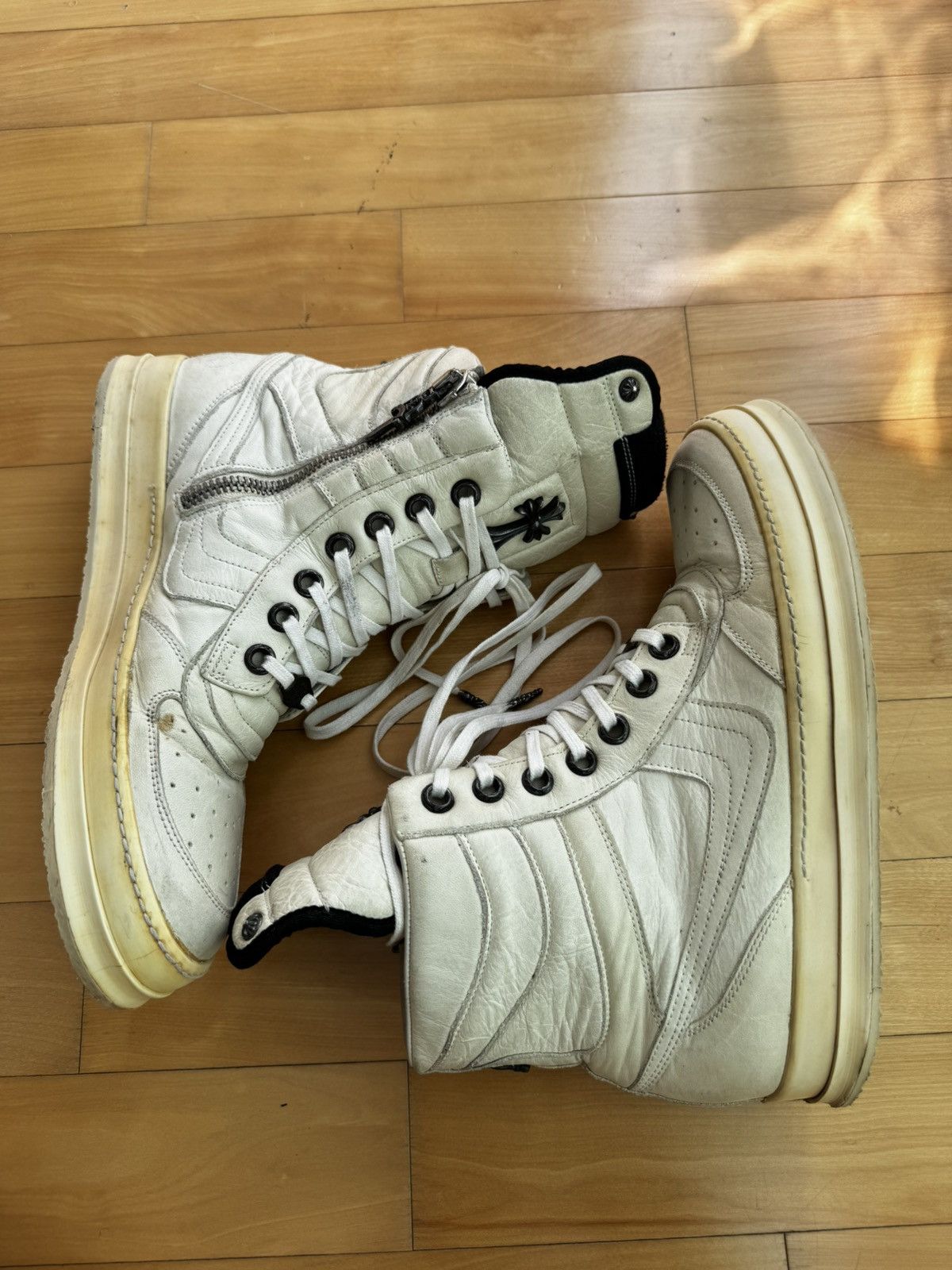 Chrome Hearts Chrome hearts x rick owens dunk milk | Grailed