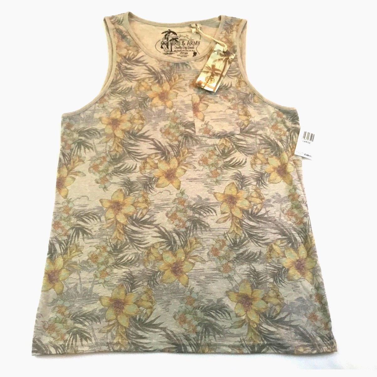 Other Third & Army Tropical Print Dress Tunic Gray Multi Large NWT Size L / US 10 / IT 46 - 3 Thumbnail