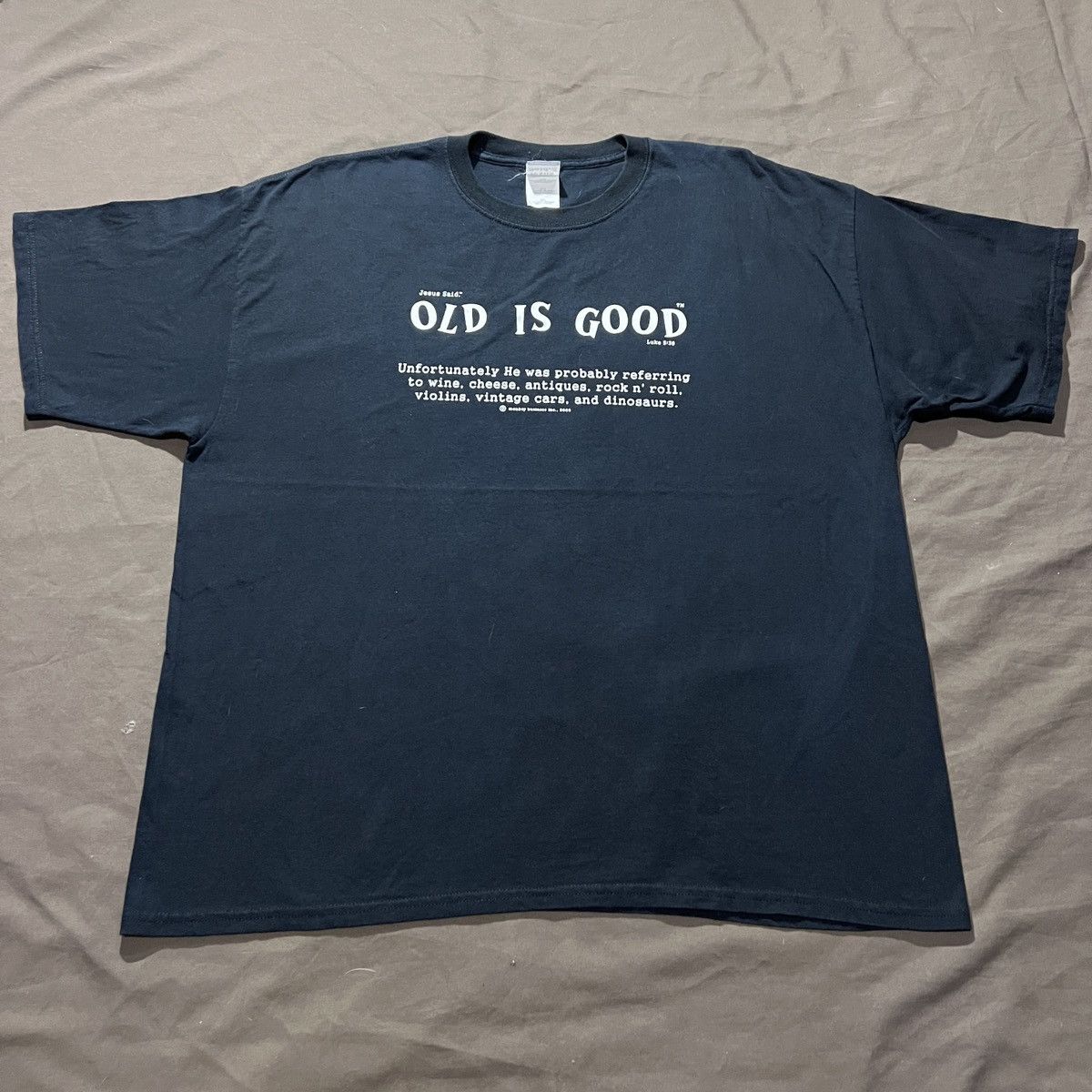 Vintage Vintage Y2K Jesus Said God Bible Holy Promo Tee 2XL Size US XXL / EU 58 / 5 - 2 Thumbnail