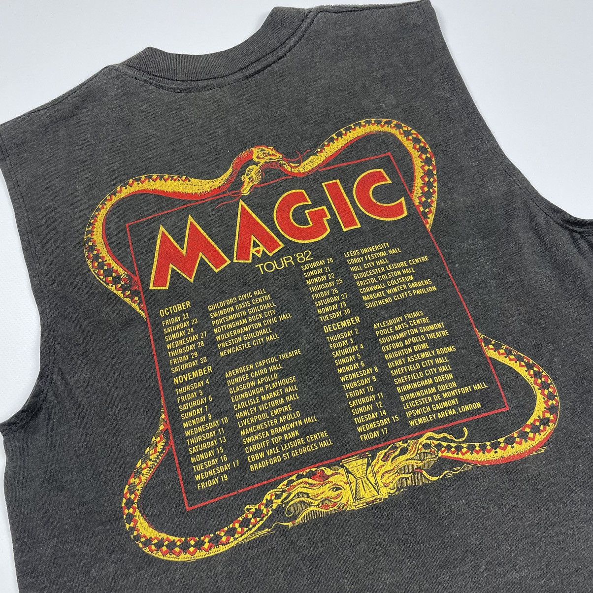 Band Tees Vintage 82s Gillan Magic tour Deep Purple T-shirt Sleeveless Size US XS / EU 42 / 0 - 8 Thumbnail