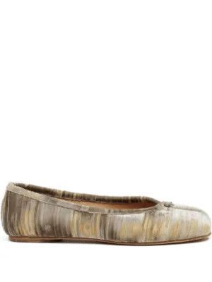 Maison Margiela o1w1db10526 Tabby Toe Flats in Beige/Multi Size US 8 / IT 38 - 1 Thumbnail
