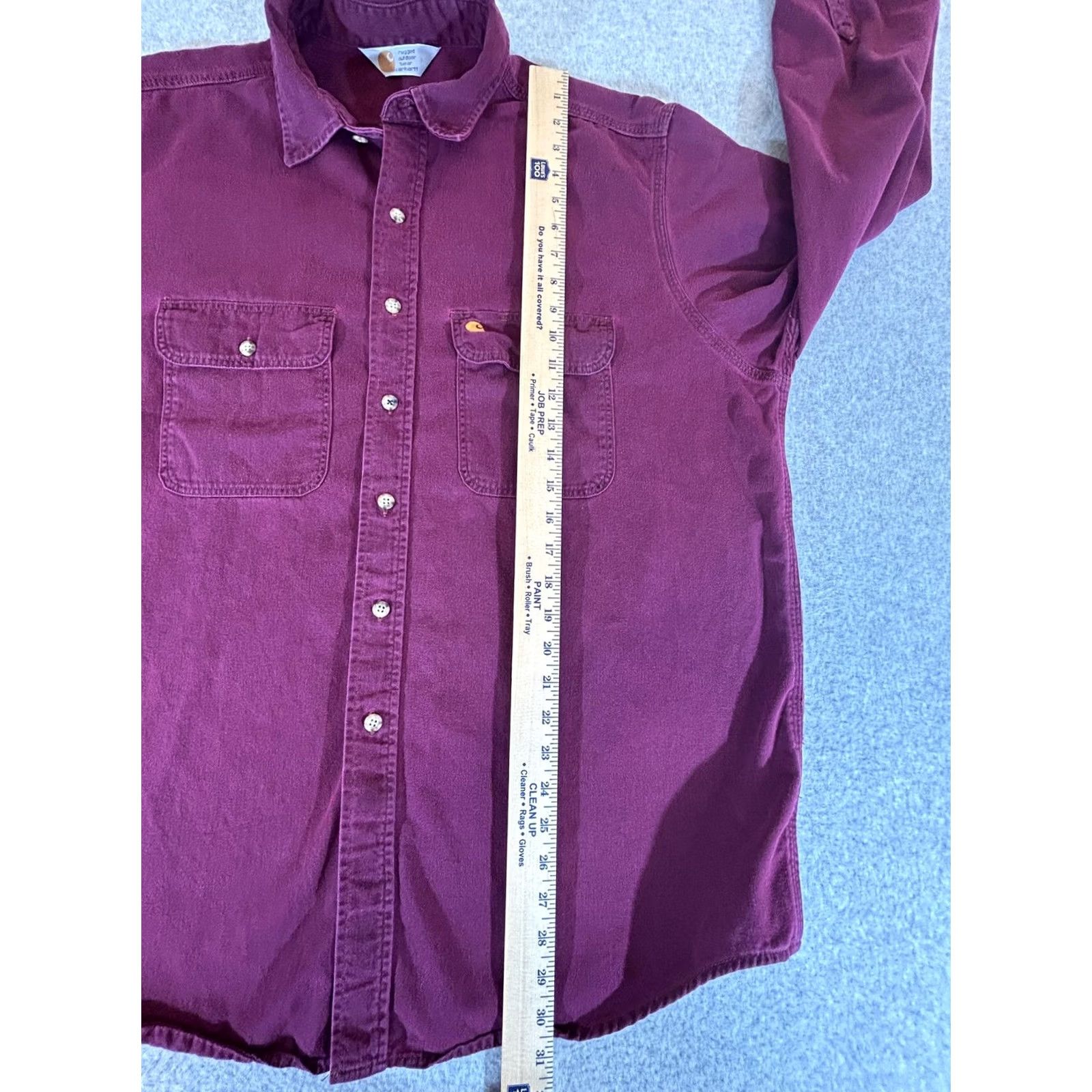 Carhartt VINTAGE Carhartt Shirt Mens 2XL Flannel Red Button Long Sleeve Workwear XXL 90s Size US XXL / EU 58 / 5 - 5 Thumbnail