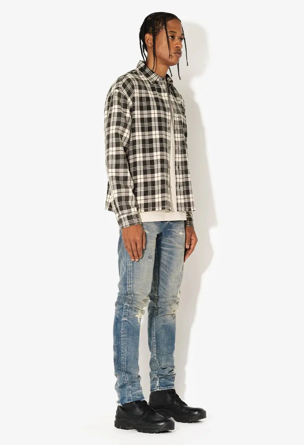 John Elliott Hemi Shirt - Lexington Check Size US XL / EU 56 / 4 - 10 Thumbnail