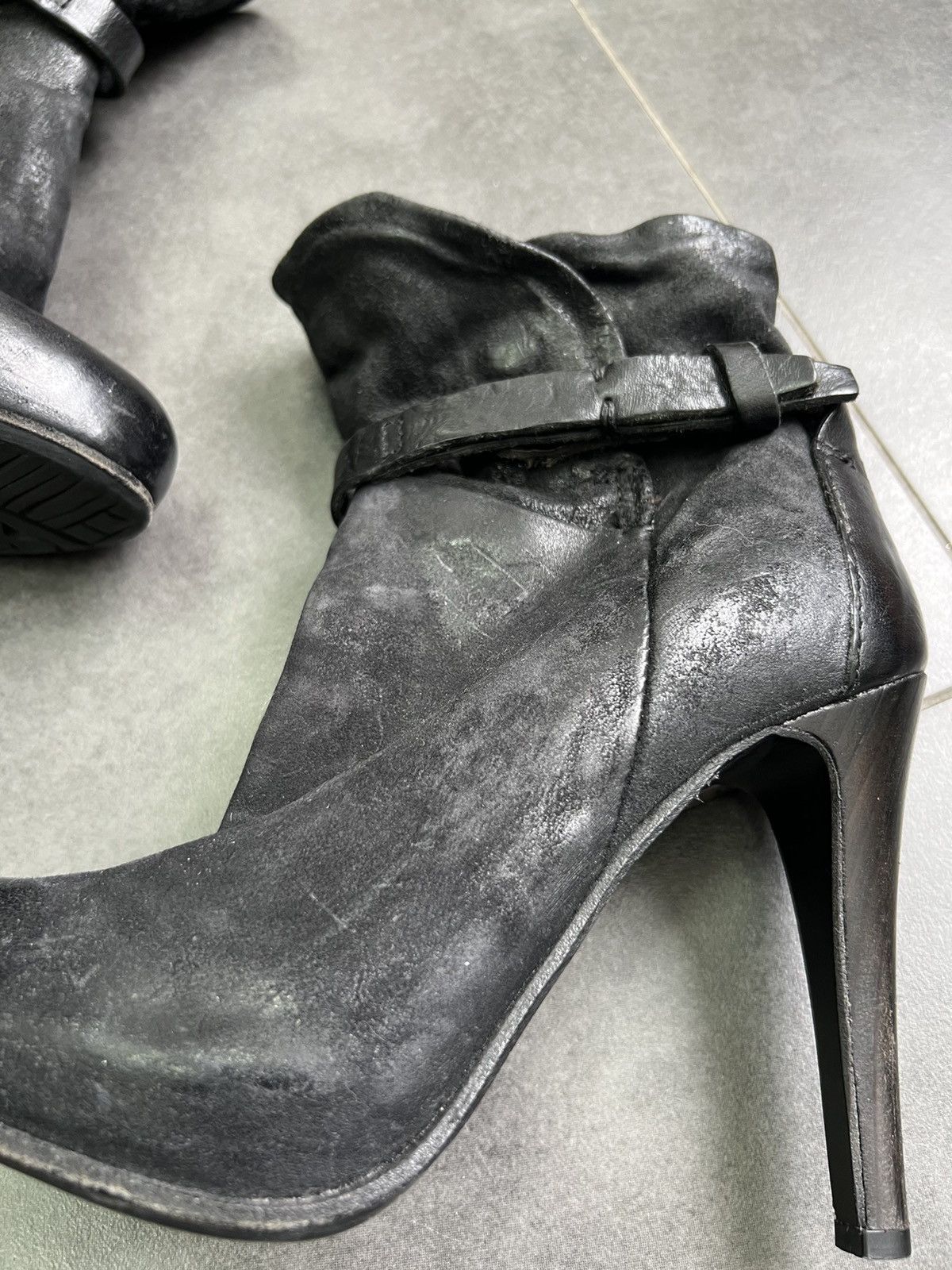 A.S.98 × Leather A.S.98 Avantgarde ankle Leather Boots Size 36 Size US 6 / IT 36 - 3 Thumbnail