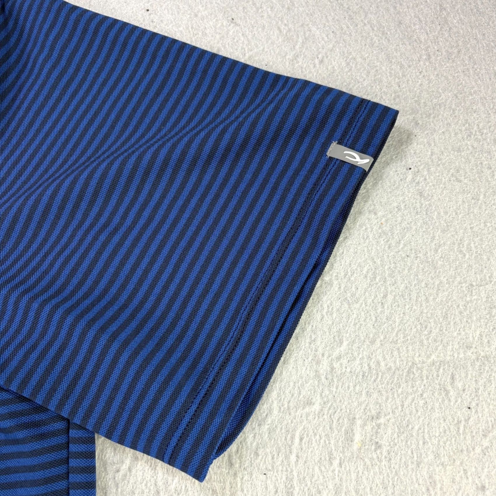 KJUS Kjus Polo Shirt Mens 2XL Blue Striped Golf Performance Wicking Stretch Shirt Mens 2XL Blue Striped Polo KJUS Golf Performance/Activewear Size US XXL / EU 58 / 5 - 3 Thumbnail