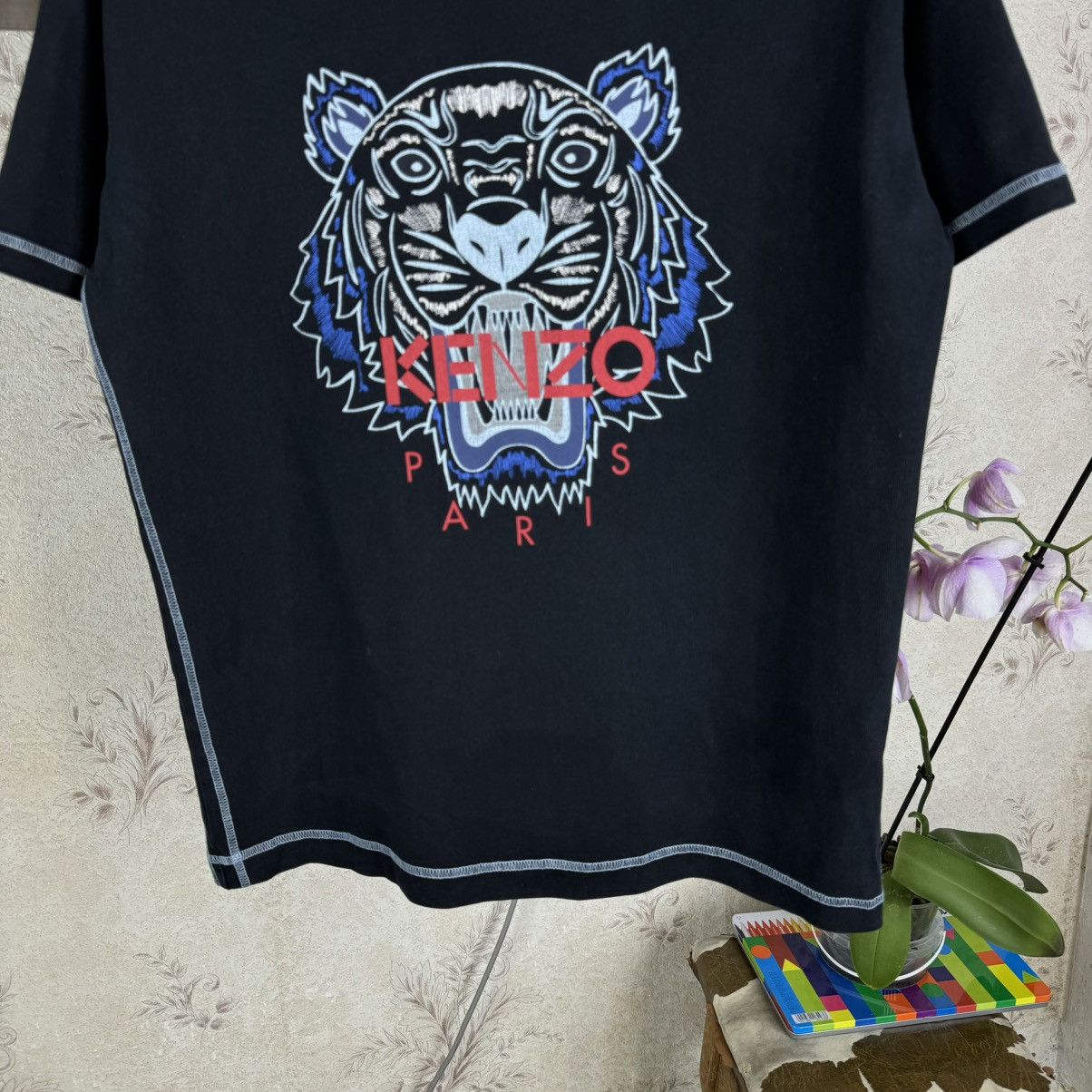 Kenzo Kenzo Paris Tiger T shirt Black Luxury Streetwear Sz M Size US M / EU 48-50 / 2 - 7 Thumbnail