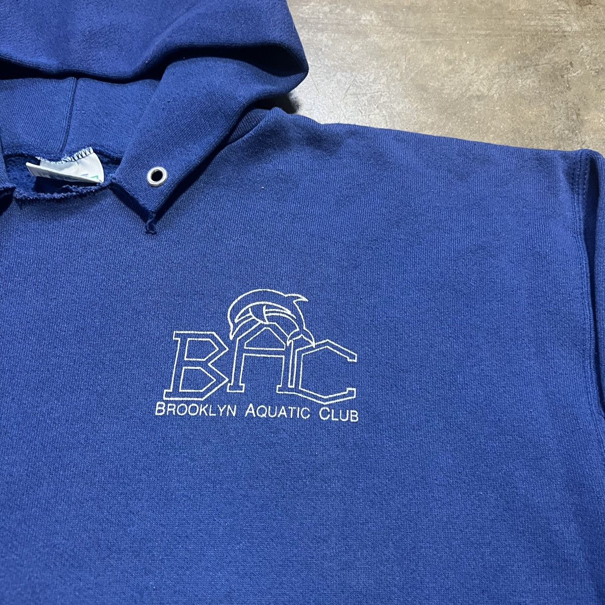 Vintage Vintage 80s Discus Athletic Hoodie Sweatshirt Brooklyn NYC Size US XL / EU 56 / 4 - 6 Thumbnail