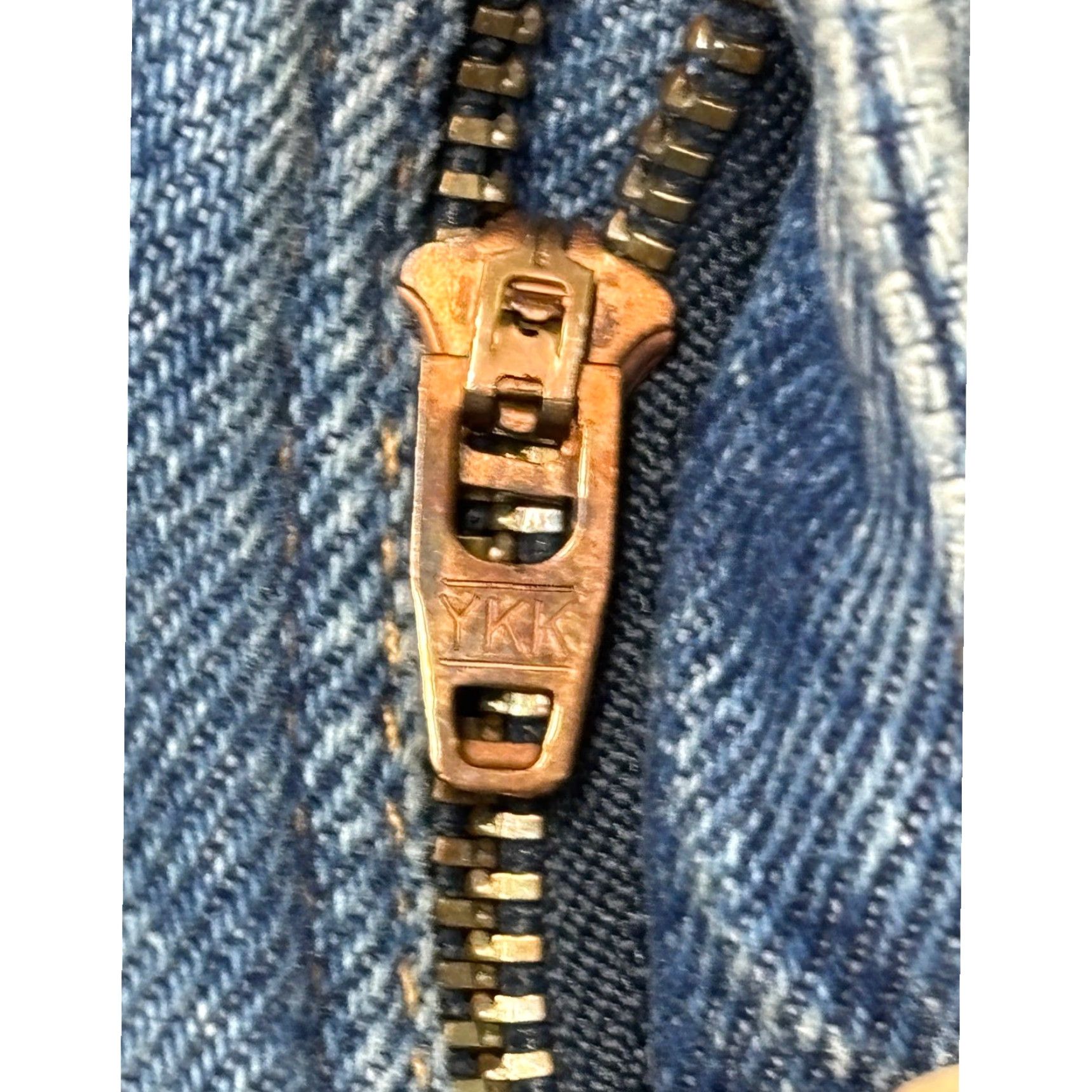 Vintage L.L. Bean Jeans Mens 40x32 Relaxed Fit Denim Flannel Lined Blue Plaid Insulated 5-Pocket Zip Fly Leather Patch Clothing Pants Size US 40 / EU 56 - 3 Thumbnail