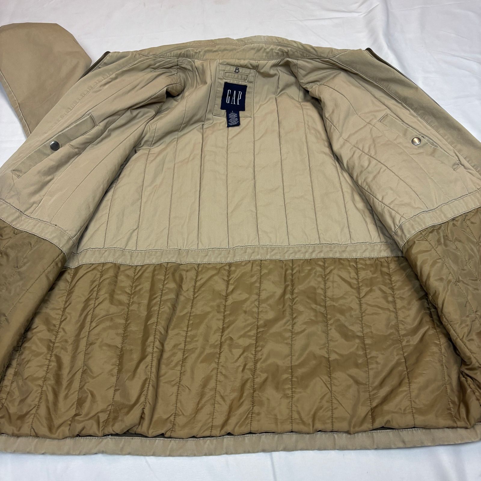 Gap Vintage Gap Detroit Work Jacket Canvas Lined Men's Large Size US L / EU 52-54 / 3 - 3 Thumbnail