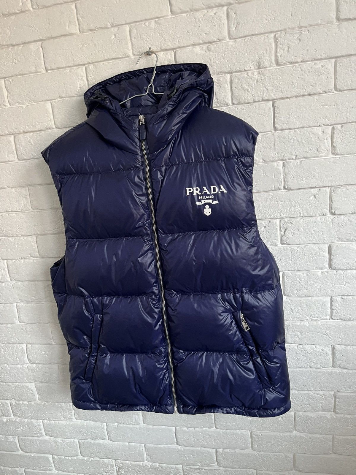 Prada hooded gilet