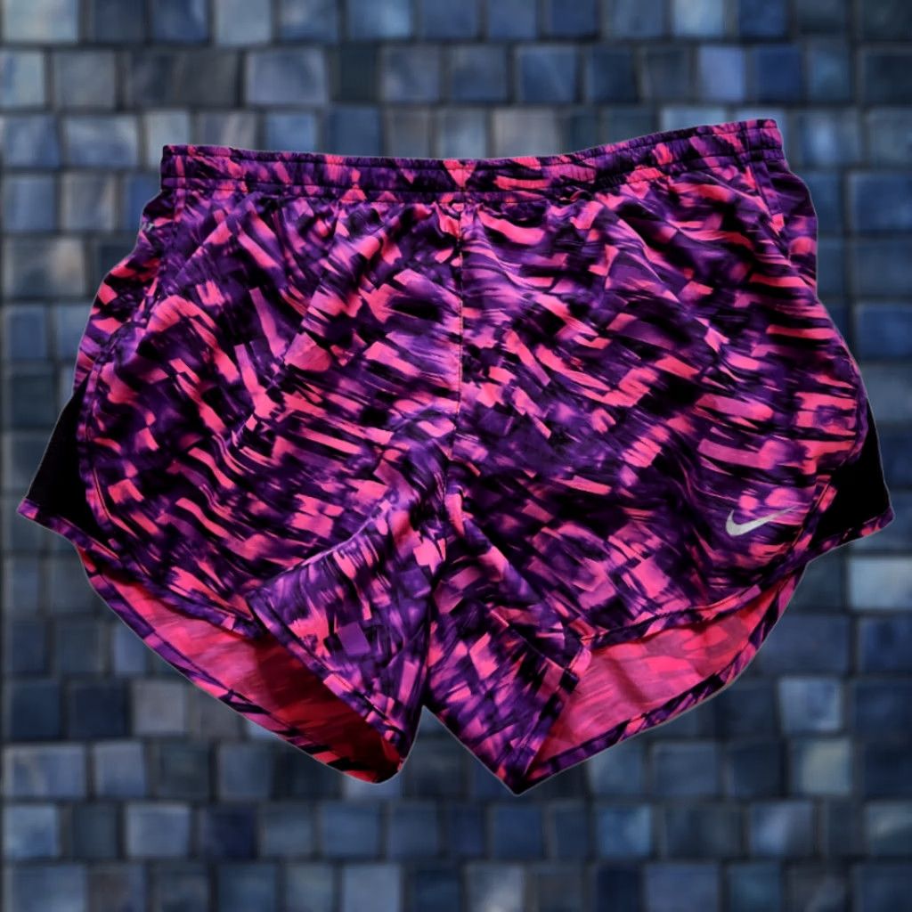Nike Nike Running Shorts Women S Elastic Waist Pocket Pink Purple Size 28" / US 6 / IT 42 - 1 Thumbnail
