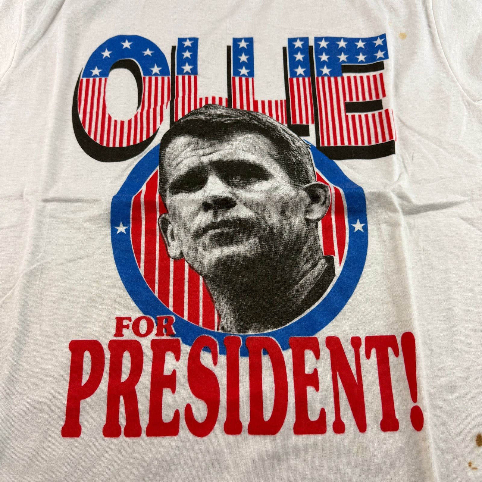 Vintage Vintage Ollie For President Ringer Shirt Size Medium Size US M / EU 48-50 / 2 - 2 Thumbnail