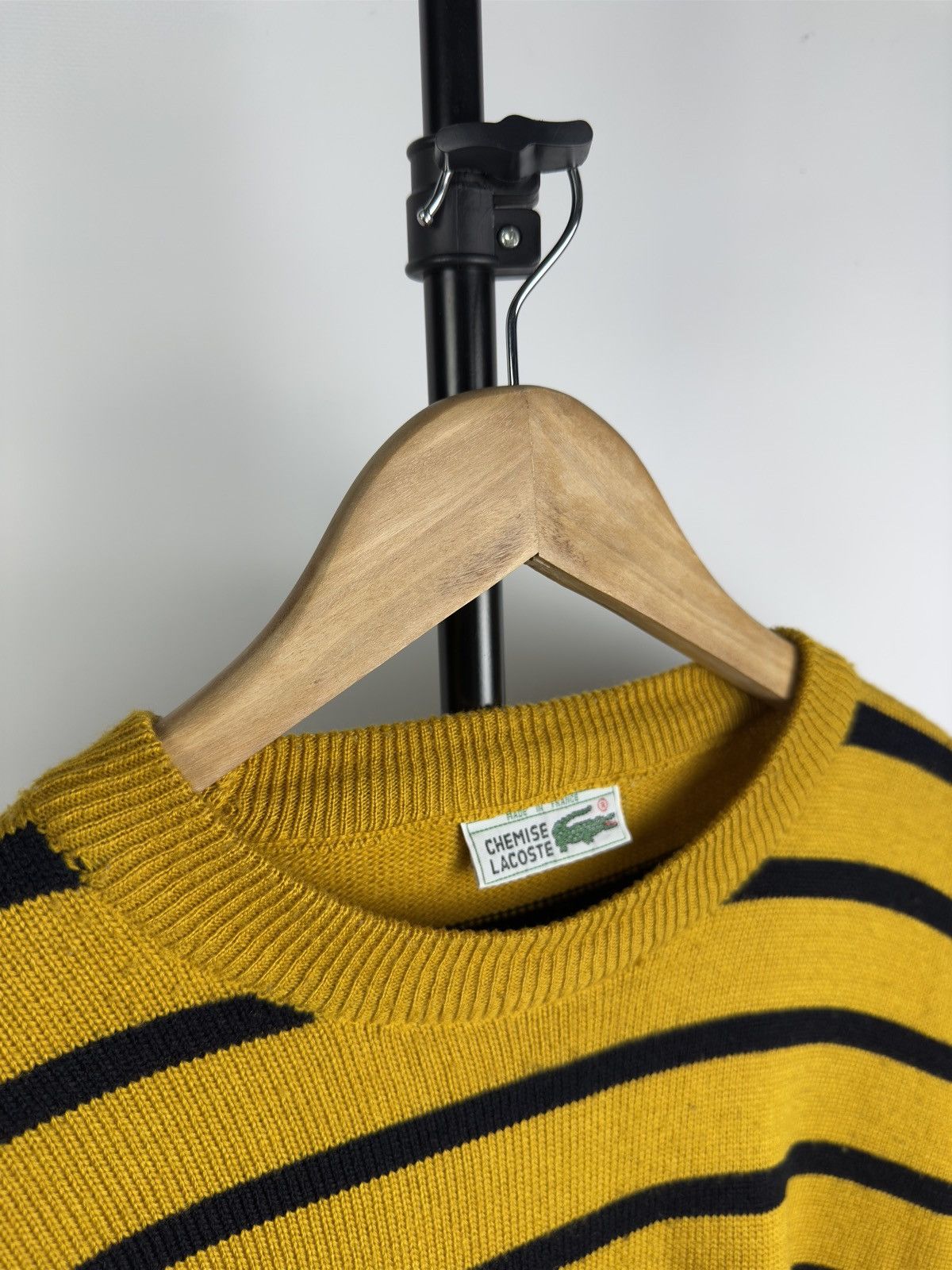 Lacoste × Vintage LACOSTE Vintage Sweater 90s Big Logo Supreme Sweatshirt Size US L / EU 52-54 / 3 - 3 Thumbnail
