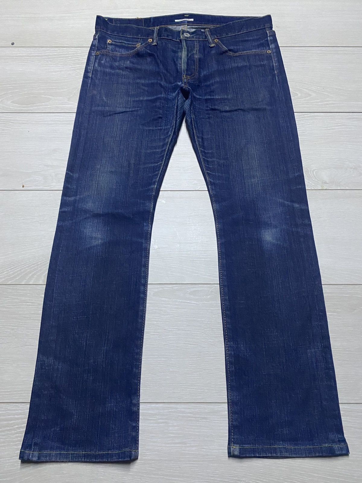 Eternal Vintage Eternal Blue Wash Skinny Slim Fit Jeans Size US 34 / EU 50 - 1 Thumbnail