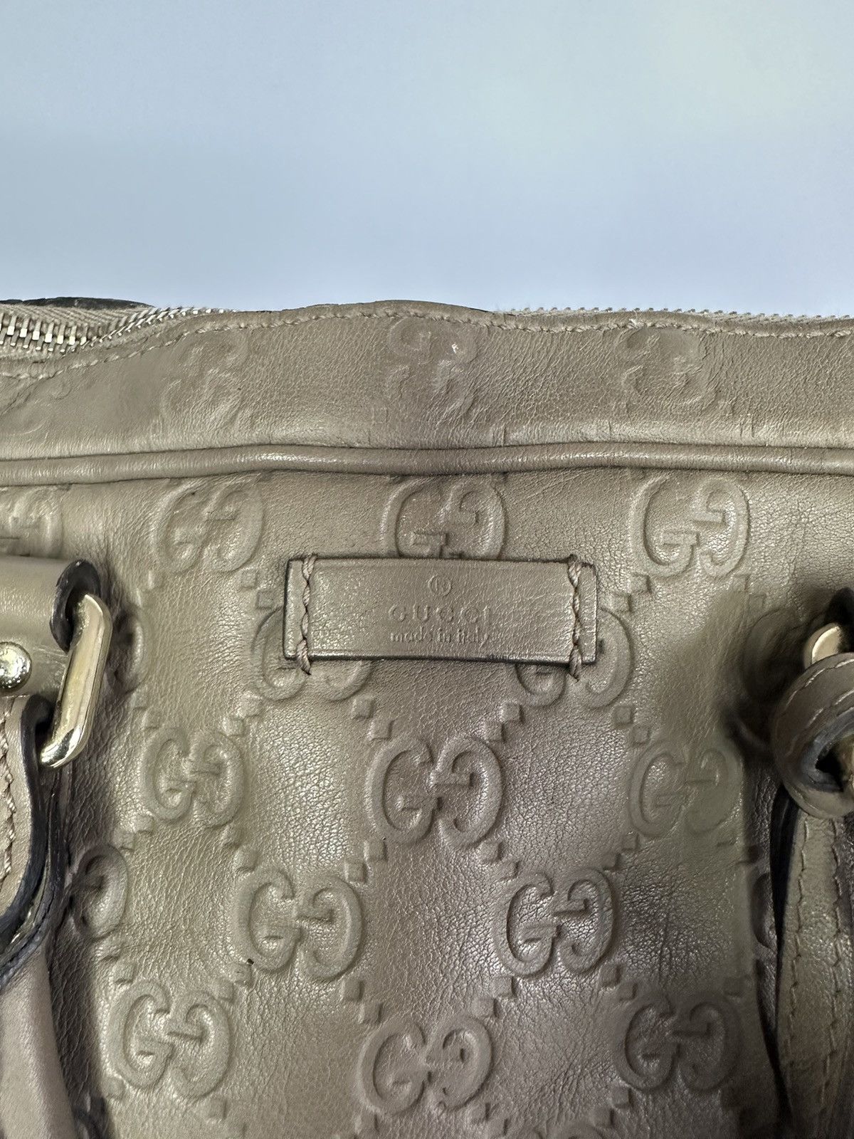 Gucci GUCCI Guccissima Signature Briefcase Beige Size ONE SIZE - 3 Thumbnail