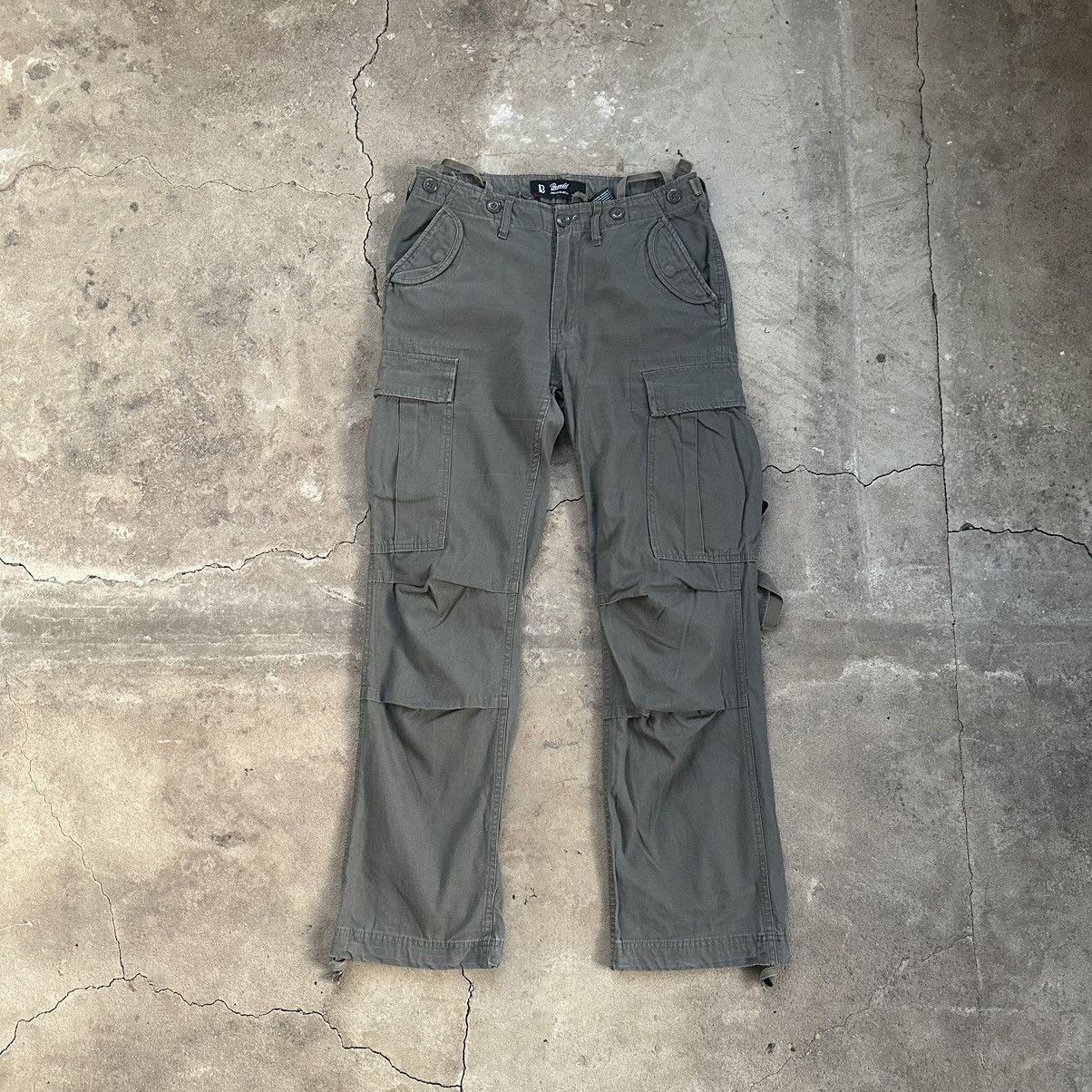 Japanese Brand Brandit black cargo multipocket pants Size US 29 - 2 Thumbnail