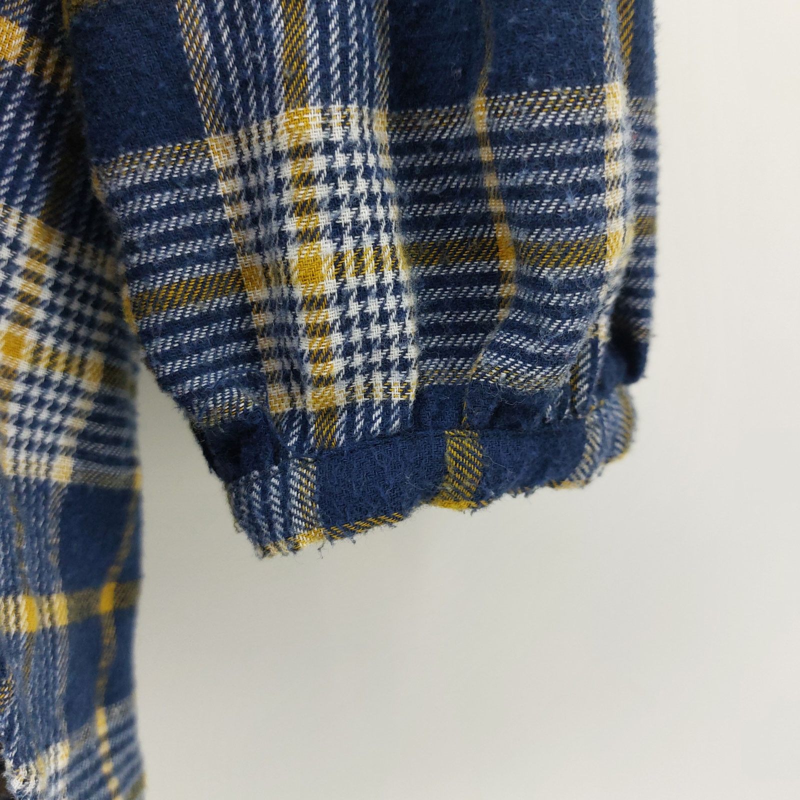 Other Weekend Suzanne Betro Navy Blue Yellow Flannel Ruffled XL Size XL / US 12-14 / IT 48-50 - 9 Thumbnail