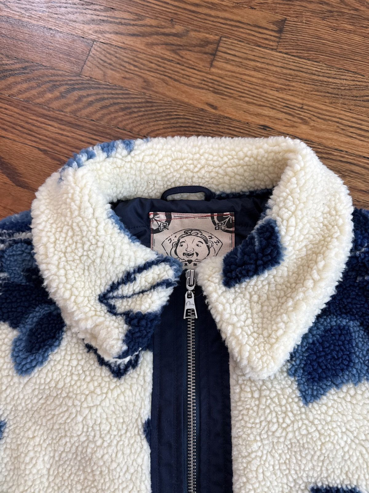 Evisu Evisu Fleece Bomber Jacket Size M / US 6-8 / IT 42-44 - 5 Thumbnail
