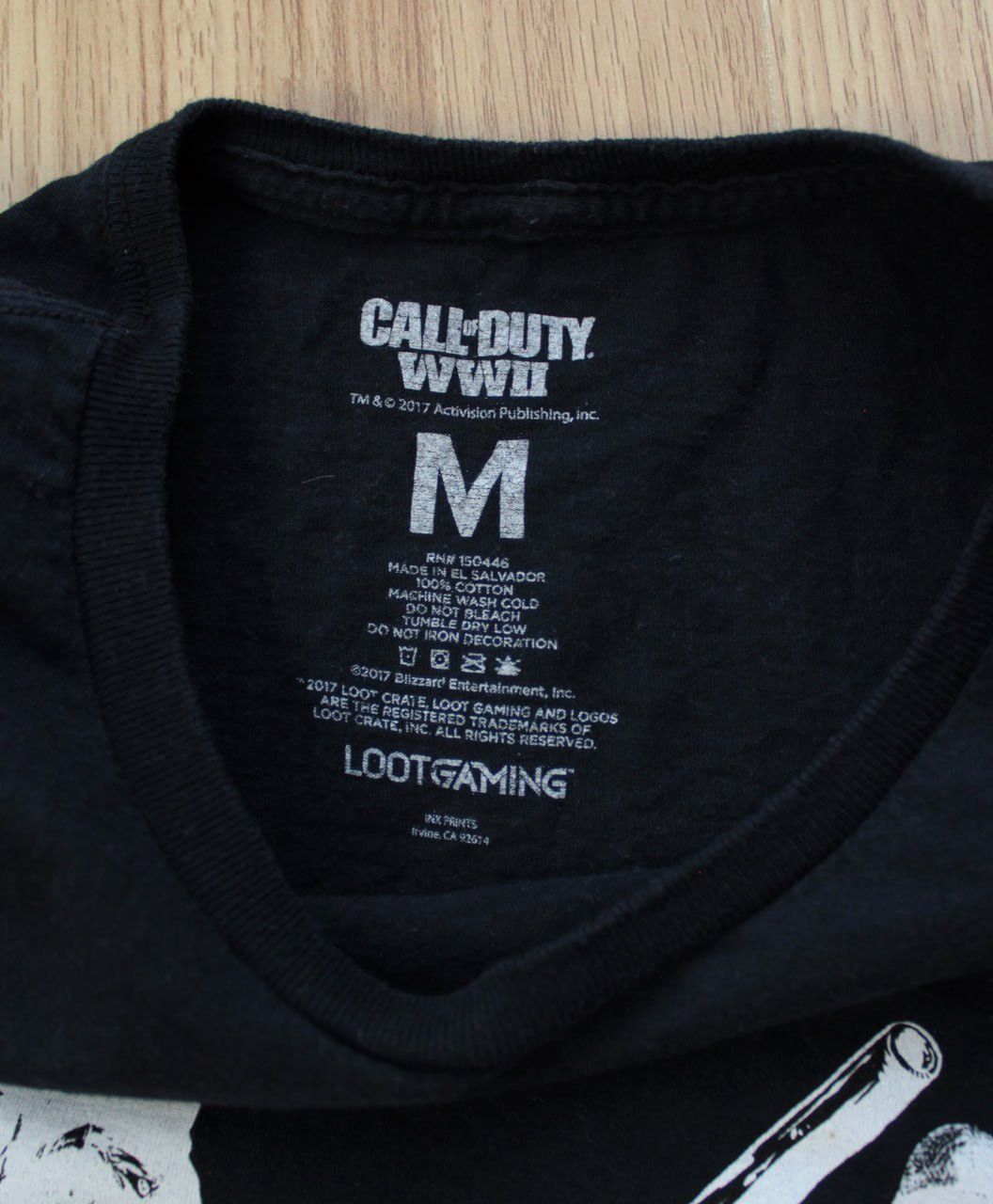 Vintage 🔥 Vintage Y2K Rare Call Of Duty World War II Game T Shirt Size US M / EU 48-50 / 2 - 3 Thumbnail