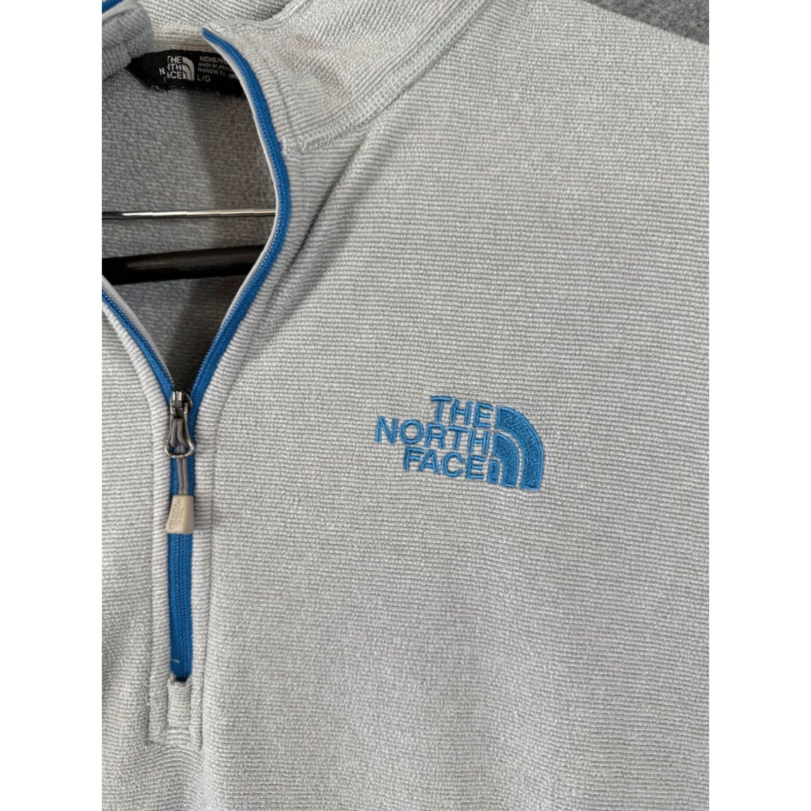 The North Face The North Face Jacket Mens L Gray Fleece 1/4 Zip Long Sleeve Pullover Activewear Logo Size US L / EU 52-54 / 3 - 5 Thumbnail