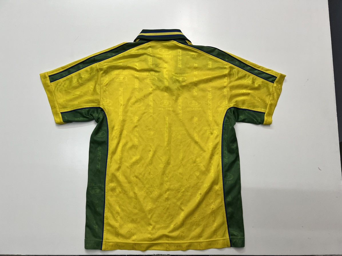 Vintage 🔥VINTAGE BRASIL DELLERBA FOOTBALL JERSEY Size US M / EU 48-50 / 2 - 6 Thumbnail