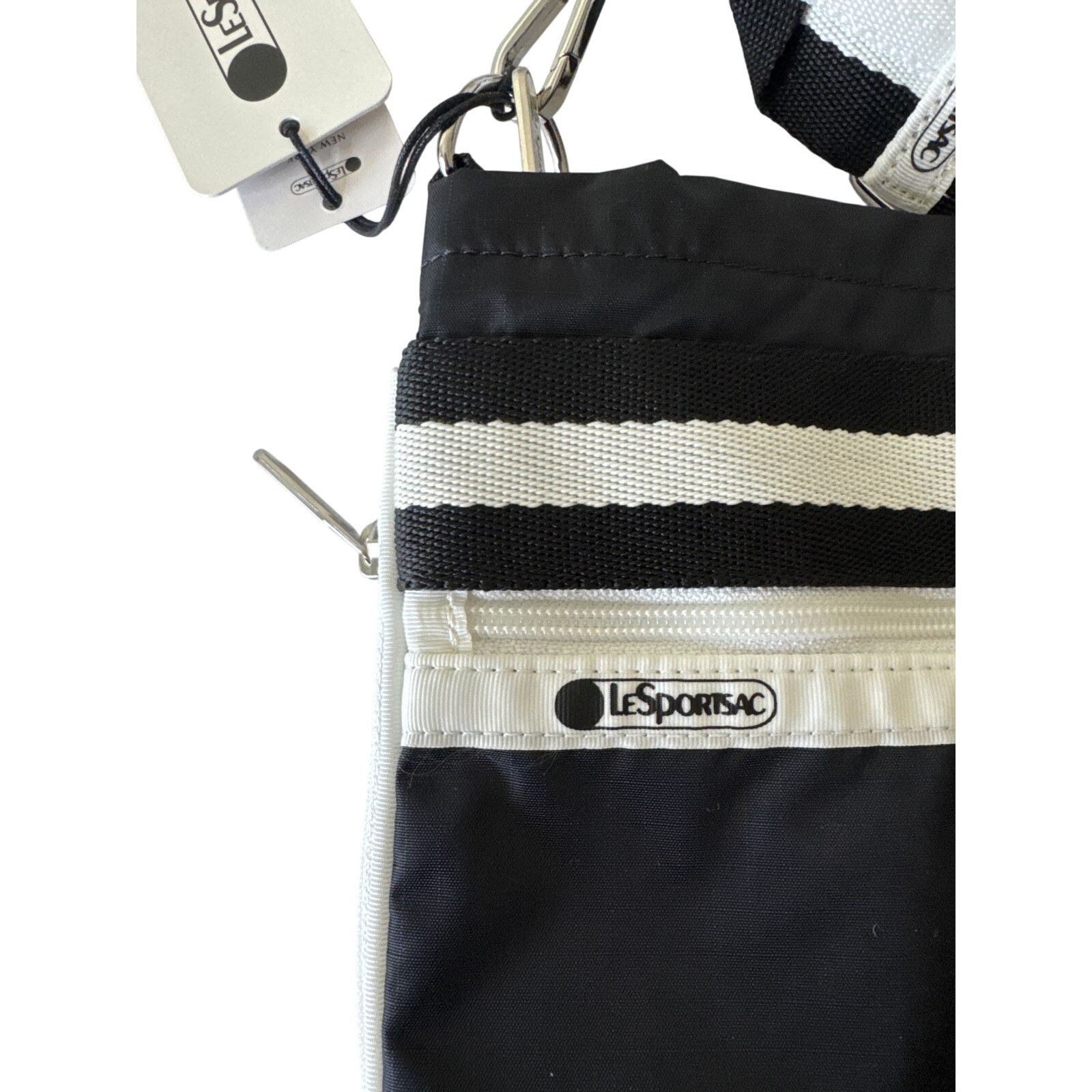 LeSportsac LESPORTSAC E/W Zipper Bag Spectator Black White NWT Size ONE SIZE - 3 Thumbnail