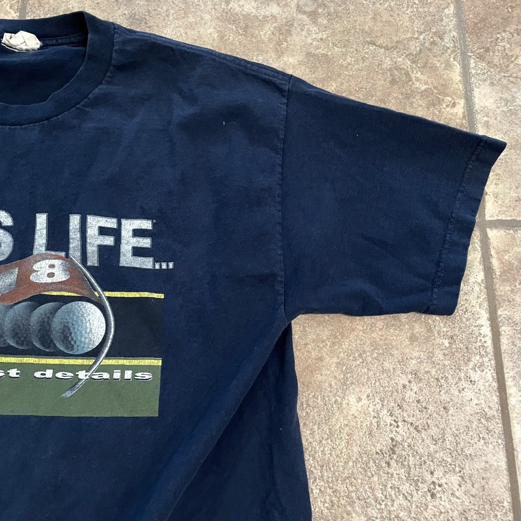 Vintage VINTAGE BigBallSports Golf is Life T-Shirt Men XL Blue Graphic Tee Size US XL / EU 56 / 4 - 2 Thumbnail