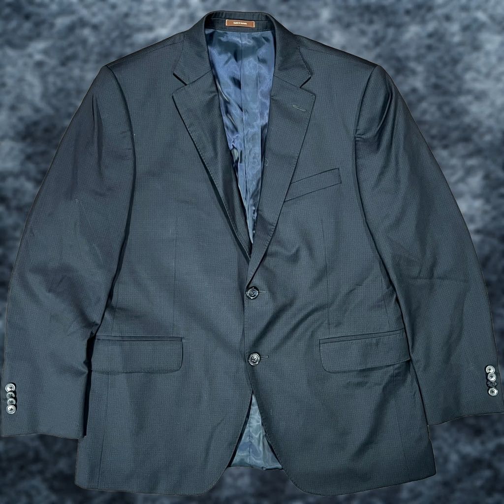 Peter Millar Peter Millar Wool Sport Coat Blazer 42R Men Blue Two Button Suit Jacket REPAIRED Size 42R - 1 Thumbnail
